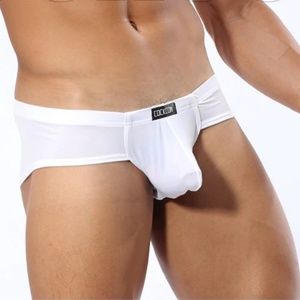 White Brief with Bulge Pouch